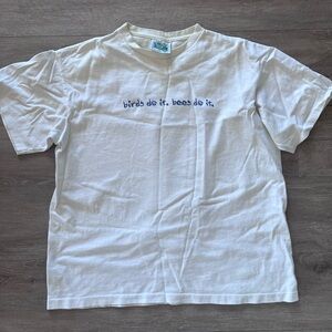 Natural Cotton Tee Size M